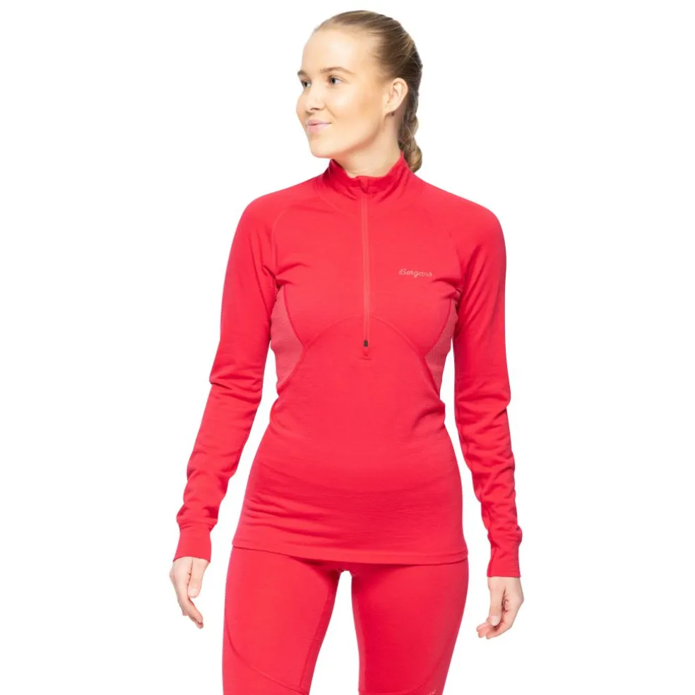 Inner:Pure Merino Half Zip Women