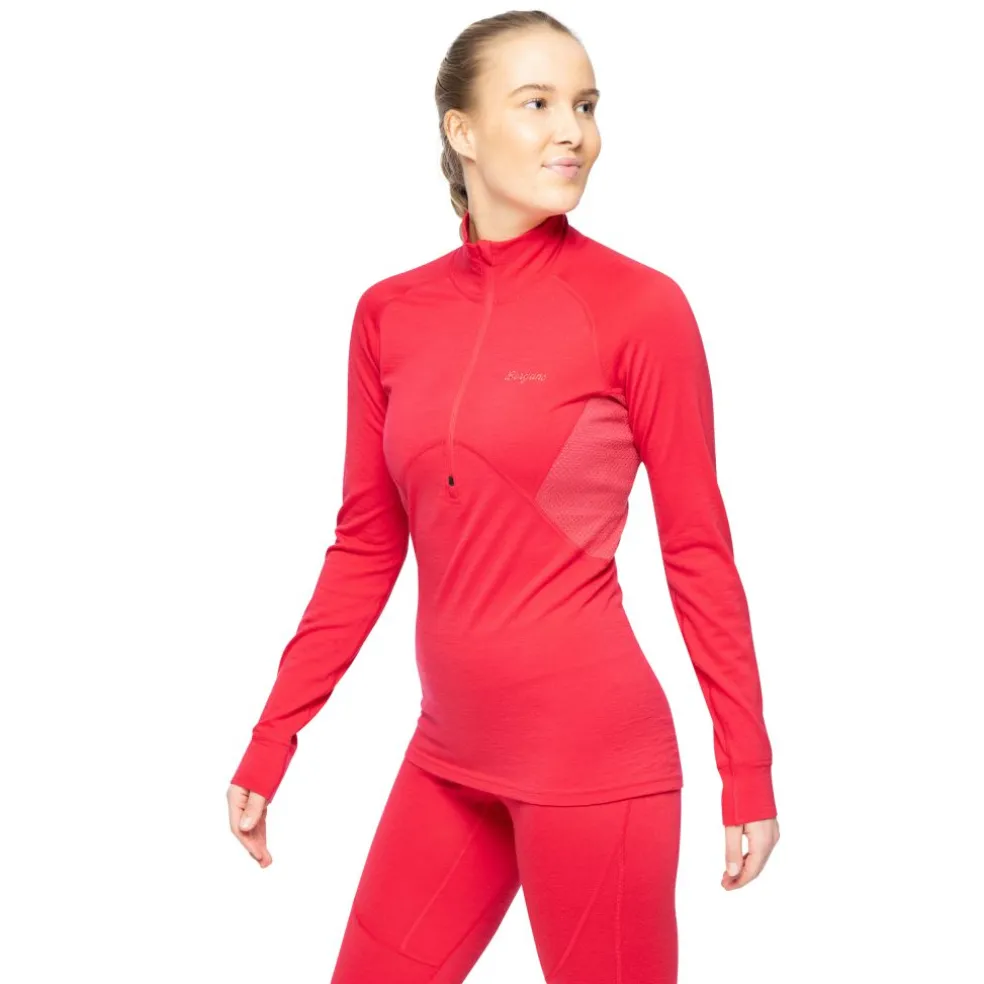Inner:Pure Merino Half Zip Women