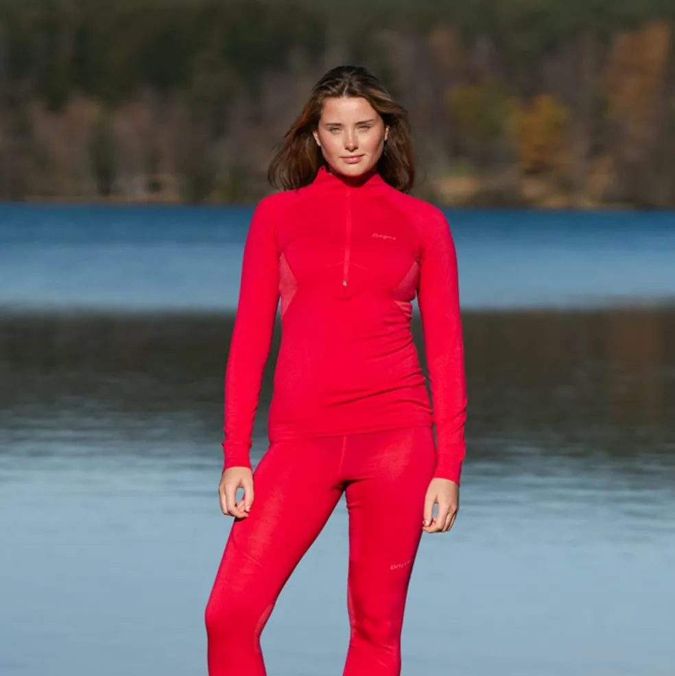 Inner:Pure Merino Half Zip Women