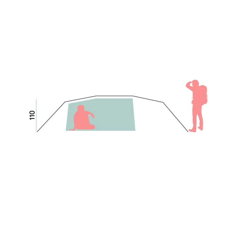 Trollhetta Tunnel 4-Persons Tent